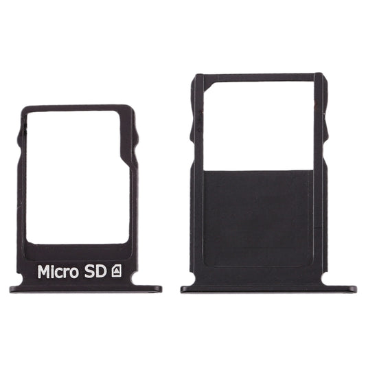 SIM Card Tray + Micro SD Card Tray for Nokia  3 TA-1020 TA-1028 TA-1032 TA-1038(Black) - Card Tray by buy2fix | Online Shopping UK | buy2fix