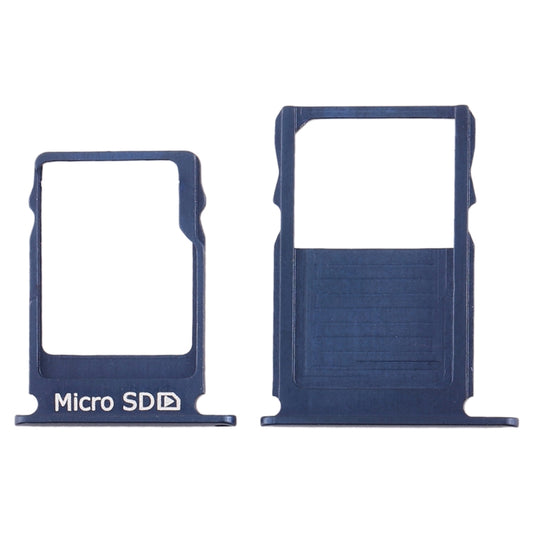 SIM Card Tray + Micro SD Card Tray for Nokia  3 TA-1020 TA-1028 TA-1032 TA-1038(Blue) - Card Tray by buy2fix | Online Shopping UK | buy2fix