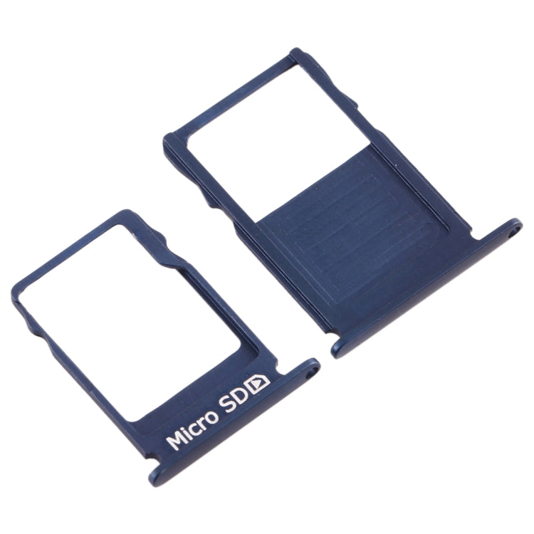 SIM Card Tray + Micro SD Card Tray for Nokia  3 TA-1020 TA-1028 TA-1032 TA-1038(Blue) - Card Tray by buy2fix | Online Shopping UK | buy2fix