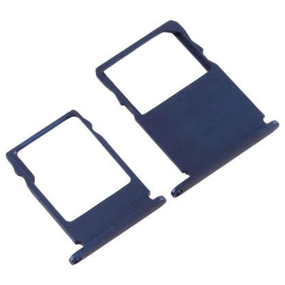 SIM Card Tray + Micro SD Card Tray for Nokia  3 TA-1020 TA-1028 TA-1032 TA-1038(Blue) - Card Tray by buy2fix | Online Shopping UK | buy2fix