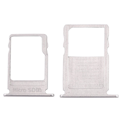 SIM Card Tray + Micro SD Card Tray for Nokia  3 TA-1020 TA-1028 TA-1032 TA-1038(Silver) - Card Tray by buy2fix | Online Shopping UK | buy2fix