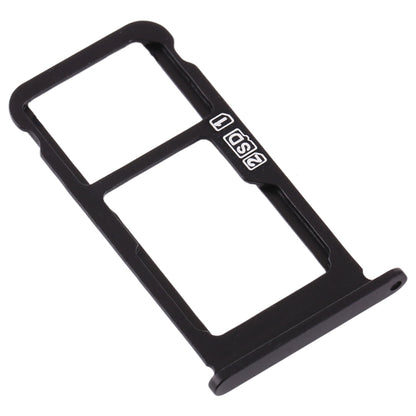 SIM Card Tray + SIM Card Tray / Micro SD Card Tray for Nokia 7.1 / TA-1100 TA-1096 TA-1095 TA-1085 TA-1097 (Black) - Card Tray by buy2fix | Online Shopping UK | buy2fix