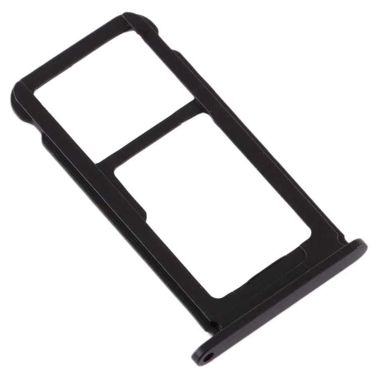 SIM Card Tray + SIM Card Tray / Micro SD Card Tray for Nokia 7.1 / TA-1100 TA-1096 TA-1095 TA-1085 TA-1097 (Black) - Card Tray by buy2fix | Online Shopping UK | buy2fix