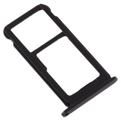 SIM Card Tray + SIM Card Tray / Micro SD Card Tray for Nokia 7.1 / TA-1100 TA-1096 TA-1095 TA-1085 TA-1097 (Black) - Card Tray by buy2fix | Online Shopping UK | buy2fix