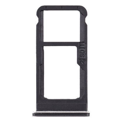 SIM Card Tray + SIM Card Tray / Micro SD Card Tray for Nokia 6.1 / 6 (2018) / TA-1043 TA-1045 TA-1050 TA-1054 TA-1068 (Black) - Card Tray by buy2fix | Online Shopping UK | buy2fix