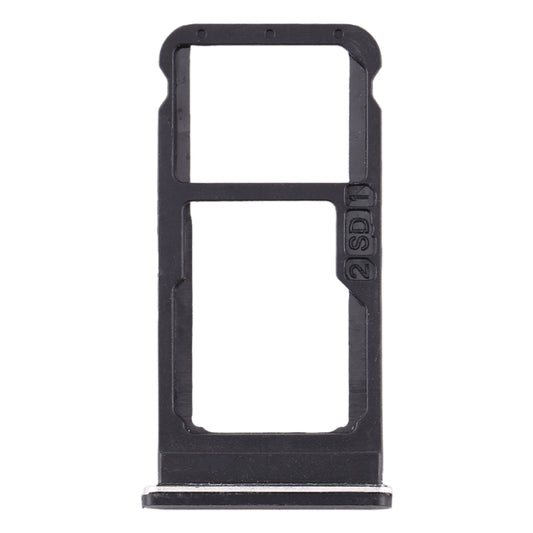 SIM Card Tray + SIM Card Tray / Micro SD Card Tray for Nokia 6.1 / 6 (2018) / TA-1043 TA-1045 TA-1050 TA-1054 TA-1068 (Black) - Card Tray by buy2fix | Online Shopping UK | buy2fix