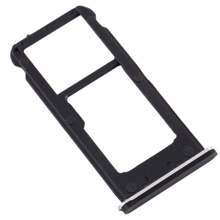 SIM Card Tray + SIM Card Tray / Micro SD Card Tray for Nokia 6.1 / 6 (2018) / TA-1043 TA-1045 TA-1050 TA-1054 TA-1068 (Black) - Card Tray by buy2fix | Online Shopping UK | buy2fix