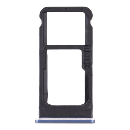 SIM Card Tray + SIM Card Tray / Micro SD Card Tray for Nokia 6.1 / 6 (2018) / TA-1043 TA-1045 TA-1050 TA-1054 TA-1068 (Blue) - Card Tray by buy2fix | Online Shopping UK | buy2fix