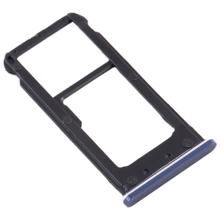 SIM Card Tray + SIM Card Tray / Micro SD Card Tray for Nokia 6.1 / 6 (2018) / TA-1043 TA-1045 TA-1050 TA-1054 TA-1068 (Blue) - Card Tray by buy2fix | Online Shopping UK | buy2fix