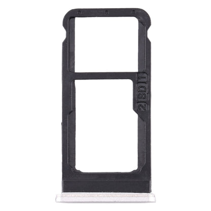 SIM Card Tray + SIM Card Tray / Micro SD Card Tray for Nokia 6.1 / 6 (2018) / TA-1043 TA-1045 TA-1050 TA-1054 TA-1068 (White) - Card Tray by buy2fix | Online Shopping UK | buy2fix