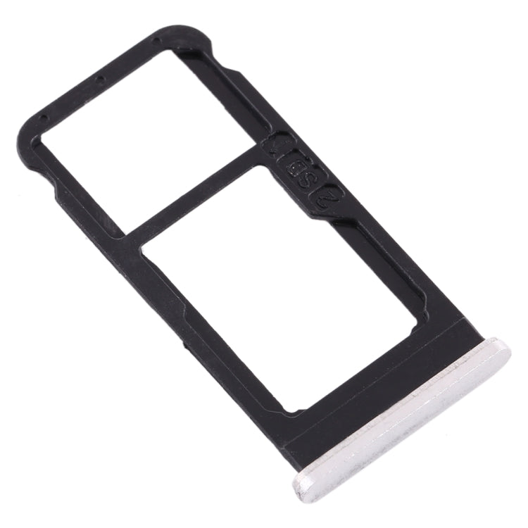 SIM Card Tray + SIM Card Tray / Micro SD Card Tray for Nokia 6.1 / 6 (2018) / TA-1043 TA-1045 TA-1050 TA-1054 TA-1068 (White) - Card Tray by buy2fix | Online Shopping UK | buy2fix