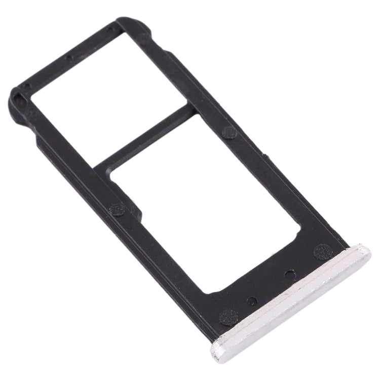 SIM Card Tray + SIM Card Tray / Micro SD Card Tray for Nokia 6.1 / 6 (2018) / TA-1043 TA-1045 TA-1050 TA-1054 TA-1068 (White) - Card Tray by buy2fix | Online Shopping UK | buy2fix