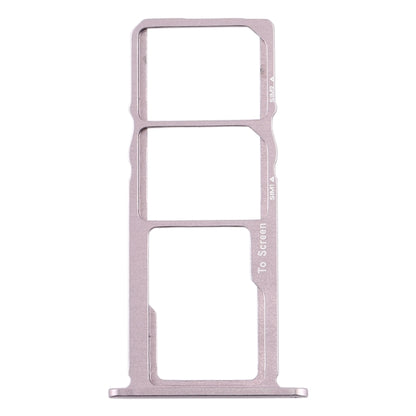 SIM Card Tray + SIM Card Tray + Micro SD Card Tray for Nokia 3.2 TA-1156 TA-1159 TA-1164 (Silver) - Card Tray by buy2fix | Online Shopping UK | buy2fix