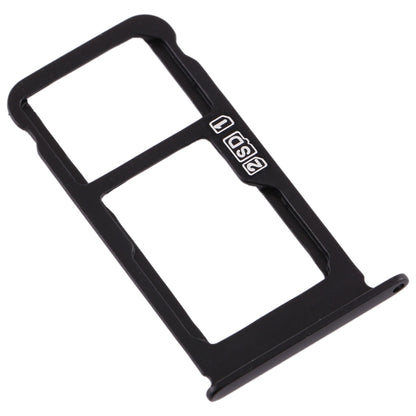 SIM Card Tray + SIM Card Tray / Micro SD Card Tray for Nokia X6 (2018) / TA-1099 / 6.1 Plus (Black) - Card Tray by buy2fix | Online Shopping UK | buy2fix