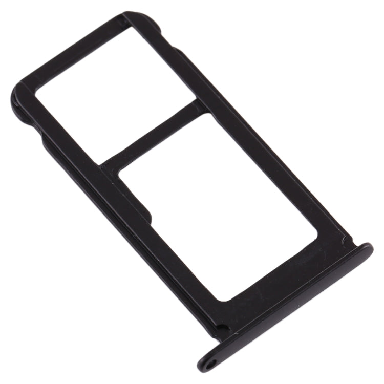 SIM Card Tray + SIM Card Tray / Micro SD Card Tray for Nokia X6 (2018) / TA-1099 / 6.1 Plus (Black) - Card Tray by buy2fix | Online Shopping UK | buy2fix