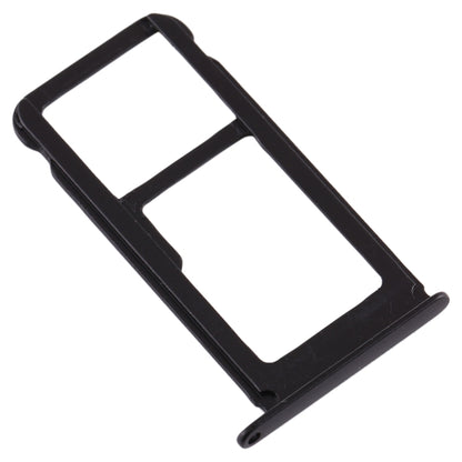 SIM Card Tray + SIM Card Tray / Micro SD Card Tray for Nokia X6 (2018) / TA-1099 / 6.1 Plus (Black) - Card Tray by buy2fix | Online Shopping UK | buy2fix