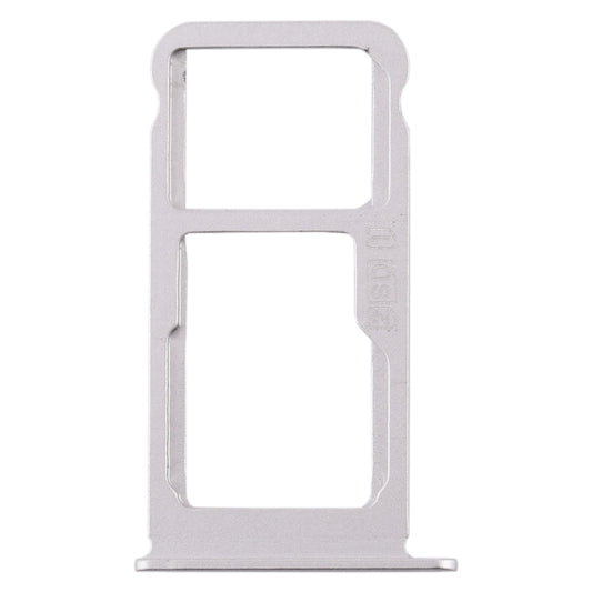 SIM Card Tray + SIM Card Tray / Micro SD Card Tray for Nokia X6 (2018) / TA-1099 / 6.1 Plus (White) - Card Tray by buy2fix | Online Shopping UK | buy2fix