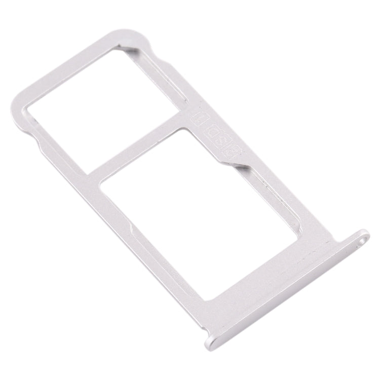 SIM Card Tray + SIM Card Tray / Micro SD Card Tray for Nokia X6 (2018) / TA-1099 / 6.1 Plus (White) - Card Tray by buy2fix | Online Shopping UK | buy2fix