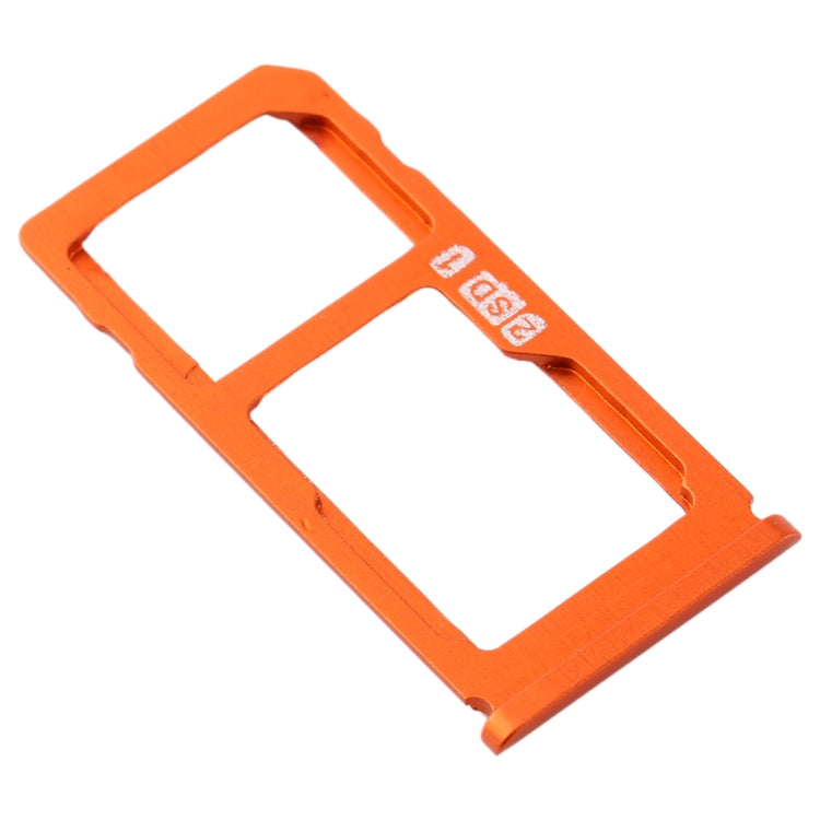 SIM Card Tray + SIM Card Tray / Micro SD Card Tray for Nokia 8 / N8 TA-1012 TA-1004 TA-1052 (Orange) - Card Tray by buy2fix | Online Shopping UK | buy2fix