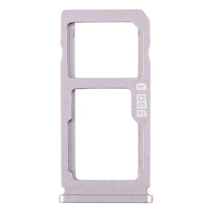 SIM Card Tray + SIM Card Tray / Micro SD Card Tray for Nokia 8 / N8 TA-1012 TA-1004 TA-1052 (Silver) - Card Tray by buy2fix | Online Shopping UK | buy2fix