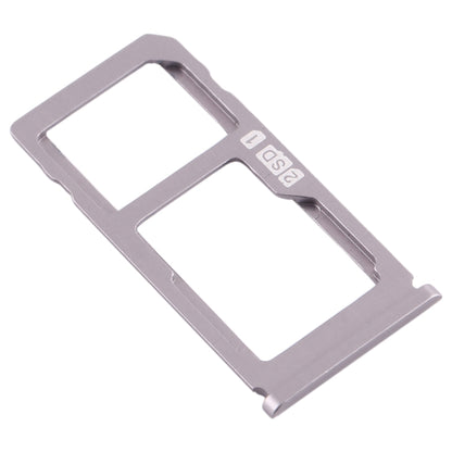 SIM Card Tray + SIM Card Tray / Micro SD Card Tray for Nokia 8 / N8 TA-1012 TA-1004 TA-1052 (Silver) - Card Tray by buy2fix | Online Shopping UK | buy2fix