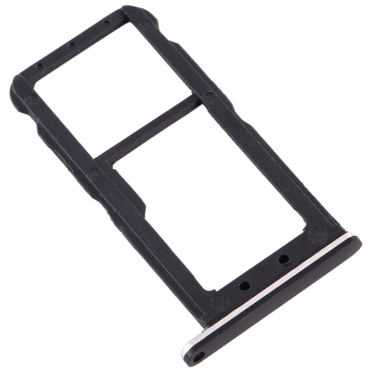 SIM Card Tray + SIM Card Tray / Micro SD Card Tray for Nokia 7 TA-1041 (Black) - Card Tray by buy2fix | Online Shopping UK | buy2fix