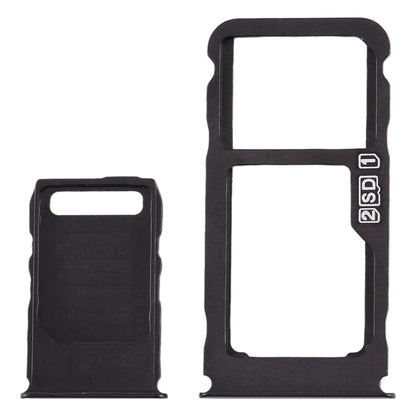 SIM Card Tray + SIM Card Tray + Micro SD Card Tray for Nokia 3.1 Plus (Blue) - Card Tray by buy2fix | Online Shopping UK | buy2fix