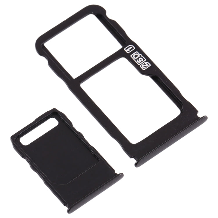 SIM Card Tray + SIM Card Tray + Micro SD Card Tray for Nokia 3.1 Plus (Blue) - Card Tray by buy2fix | Online Shopping UK | buy2fix