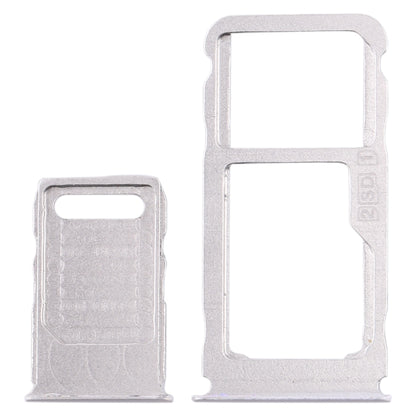SIM Card Tray + SIM Card Tray + Micro SD Card Tray for Nokia 3.1 Plus (White) - Card Tray by buy2fix | Online Shopping UK | buy2fix