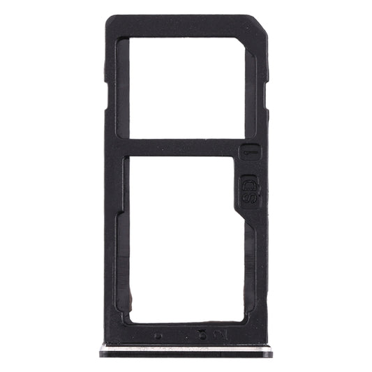 SIM Card Tray + SIM Card Tray / Micro SD Card Tray for Nokia 6 TA-1000 TA-1003 TA-1021 TA-1025 TA-1033 TA-1039 (Black) - Card Tray by buy2fix | Online Shopping UK | buy2fix
