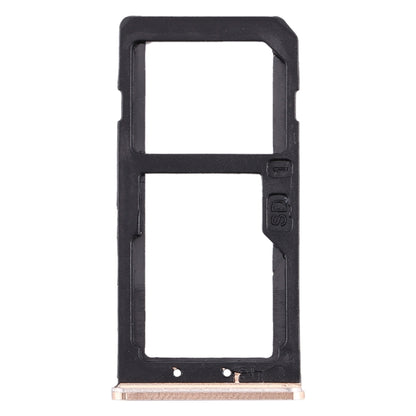 SIM Card Tray + SIM Card Tray / Micro SD Card Tray for Nokia 6 TA-1000 TA-1003 TA-1021 TA-1025 TA-1033 TA-1039 (Gold) - Card Tray by buy2fix | Online Shopping UK | buy2fix