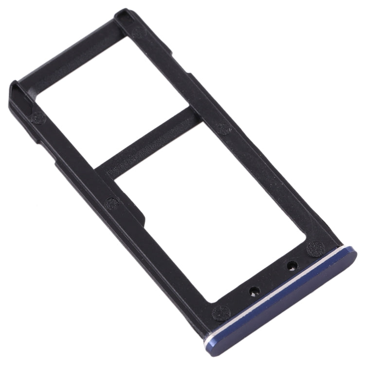 SIM Card Tray + SIM Card Tray / Micro SD Card Tray for Nokia 6 TA-1000 TA-1003 TA-1021 TA-1025 TA-1033 TA-1039 (Blue) - Card Tray by buy2fix | Online Shopping UK | buy2fix