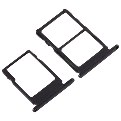 SIM Card Tray + SIM Card Tray + Micro SD Card Tray for Nokia 5 / N5 TA-1024 TA-1027 TA-1044 TA-1053 (Black) - Card Tray by buy2fix | Online Shopping UK | buy2fix