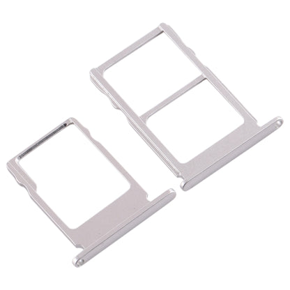 SIM Card Tray + SIM Card Tray + Micro SD Card Tray for Nokia 5 / N5 TA-1024 TA-1027 TA-1044 TA-1053 (White) - Card Tray by buy2fix | Online Shopping UK | buy2fix