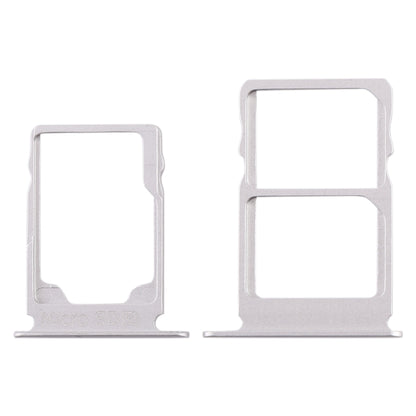 SIM Card Tray + SIM Card Tray + Micro SD Card Tray for Nokia 3.1 TA-1049 TA-1057 TA-1063 TA-1070 (White) - Card Tray by buy2fix | Online Shopping UK | buy2fix