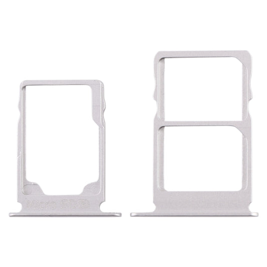 SIM Card Tray + SIM Card Tray + Micro SD Card Tray for Nokia 3.1 TA-1049 TA-1057 TA-1063 TA-1070 (White) - Card Tray by buy2fix | Online Shopping UK | buy2fix
