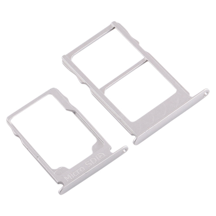 SIM Card Tray + SIM Card Tray + Micro SD Card Tray for Nokia 3.1 TA-1049 TA-1057 TA-1063 TA-1070 (White) - Card Tray by buy2fix | Online Shopping UK | buy2fix