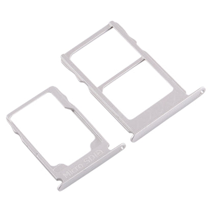 SIM Card Tray + SIM Card Tray + Micro SD Card Tray for Nokia 3.1 TA-1049 TA-1057 TA-1063 TA-1070 (White) - Card Tray by buy2fix | Online Shopping UK | buy2fix