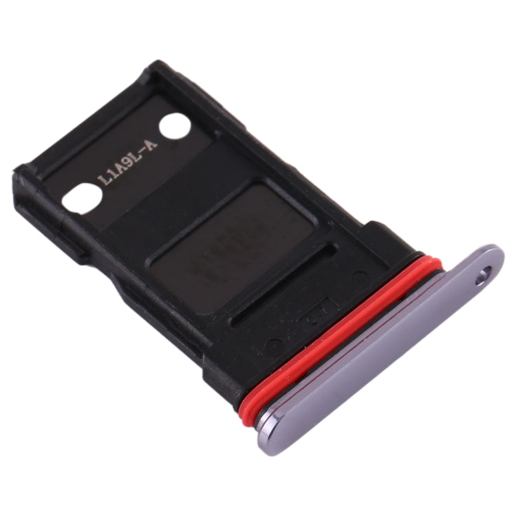 For OnePlus 7T Single SIM Card Tray (Silver) - Card Tray by buy2fix | Online Shopping UK | buy2fix