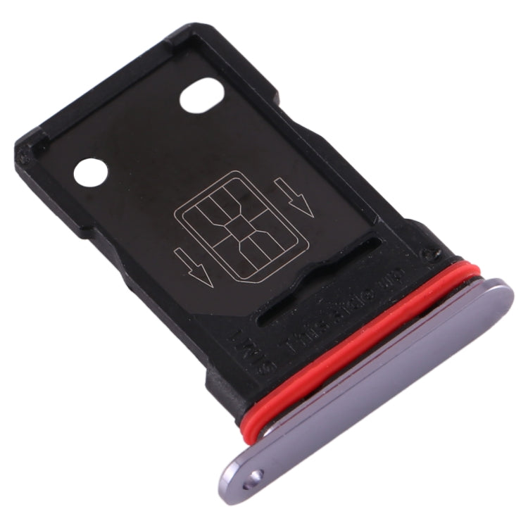 For OnePlus 7T Single SIM Card Tray (Silver) - Card Tray by buy2fix | Online Shopping UK | buy2fix