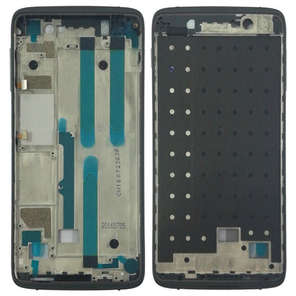 Front Housing LCD Frame Bezel for Blackberry DTEK50 (Black) - For BlackBerry by buy2fix | Online Shopping UK | buy2fix