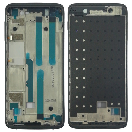 Front Housing LCD Frame Bezel for Blackberry DTEK50 (Black) - For BlackBerry by buy2fix | Online Shopping UK | buy2fix