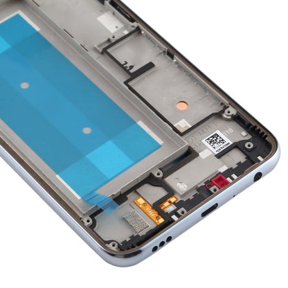 Front Housing LCD Frame Bezel Plate for LG K50 / K12 MAX / LMX520BMW / LMX520EMW(Single SIM Version)(Silver) - For LG by buy2fix | Online Shopping UK | buy2fix