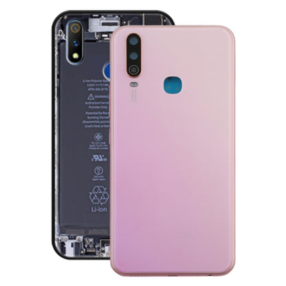 For Vivo Y3 Battery Back Cover with Camera Lens (Pink) - Back Cover by buy2fix | Online Shopping UK | buy2fix