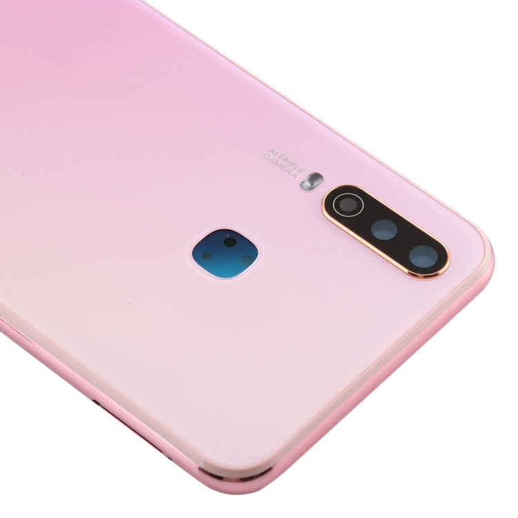 For Vivo Y3 Battery Back Cover with Camera Lens (Pink) - Back Cover by buy2fix | Online Shopping UK | buy2fix