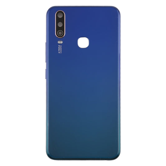 For Vivo Y3 Battery Back Cover with Camera Lens (Blue) - Back Cover by buy2fix | Online Shopping UK | buy2fix