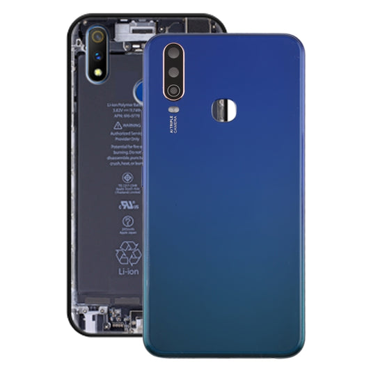 For Vivo Y3 Battery Back Cover with Camera Lens (Blue) - Back Cover by buy2fix | Online Shopping UK | buy2fix