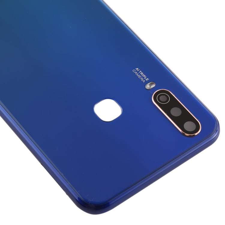 For Vivo Y3 Battery Back Cover with Camera Lens (Blue) - Back Cover by buy2fix | Online Shopping UK | buy2fix