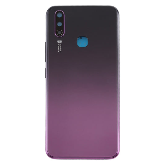 For Vivo Y3 Battery Back Cover with Camera Lens (Purple) - Back Cover by buy2fix | Online Shopping UK | buy2fix