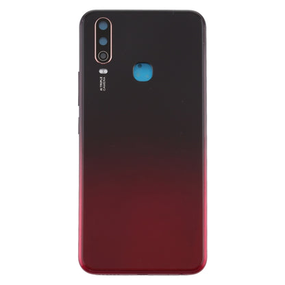 For Vivo Y3 Battery Back Cover with Camera Lens (Red) - Back Cover by buy2fix | Online Shopping UK | buy2fix